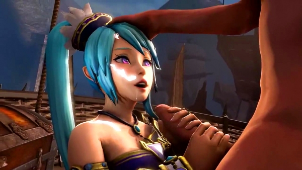 Зельда Hyrule Warriors прогибается под врагом и подставляет сочную письку для жесткого проникновения!